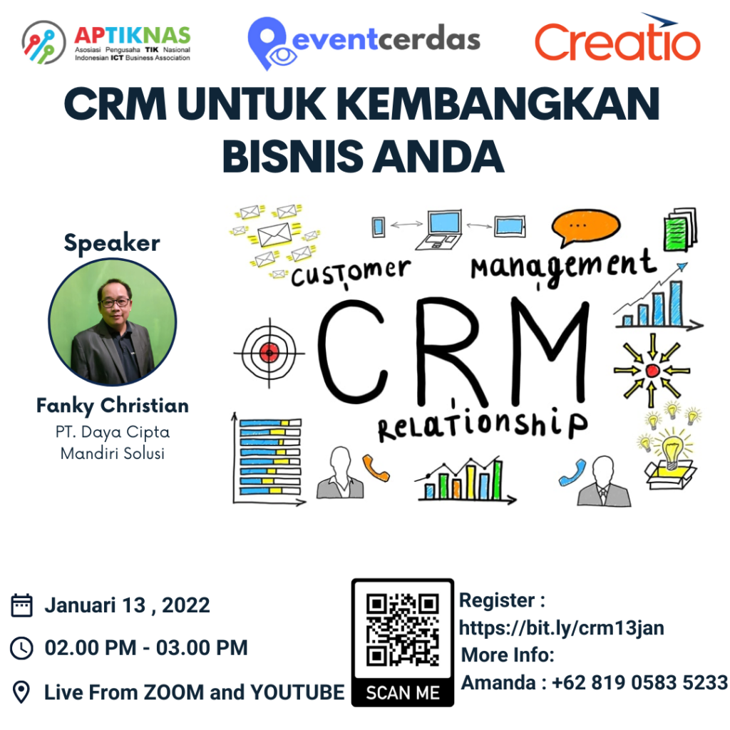CRM UNTUK KEMBANGKAN BISNIS ANDA – 13 Jan 2022