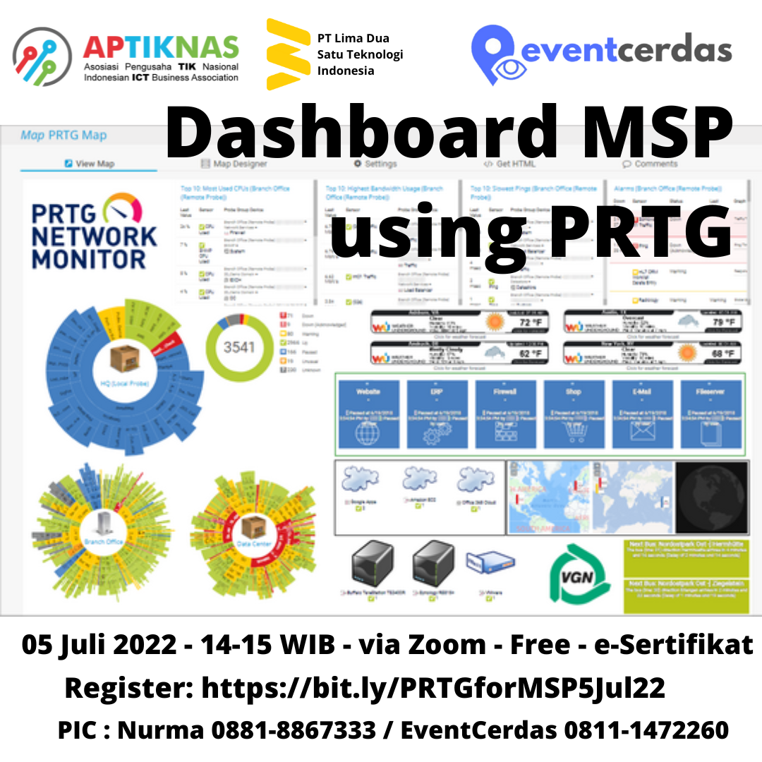 Dashboard Managed Service Provider Using PRTG