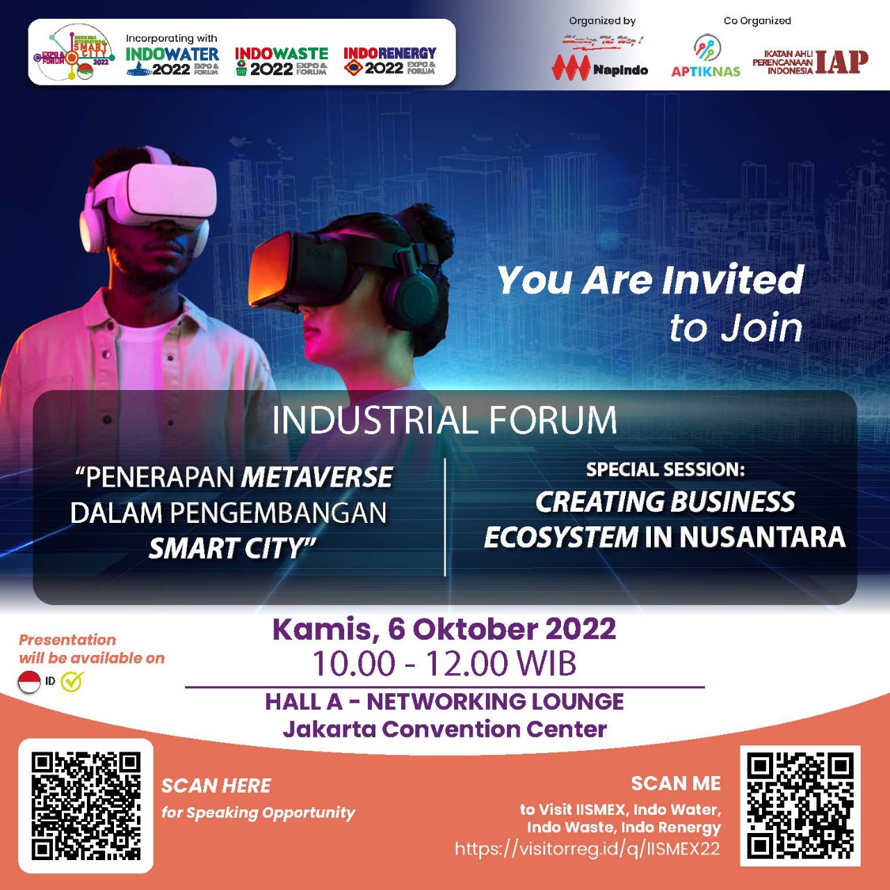 Industrial Forum “Penerapan METAVERSE dalam pengembangan SMART CITY”
