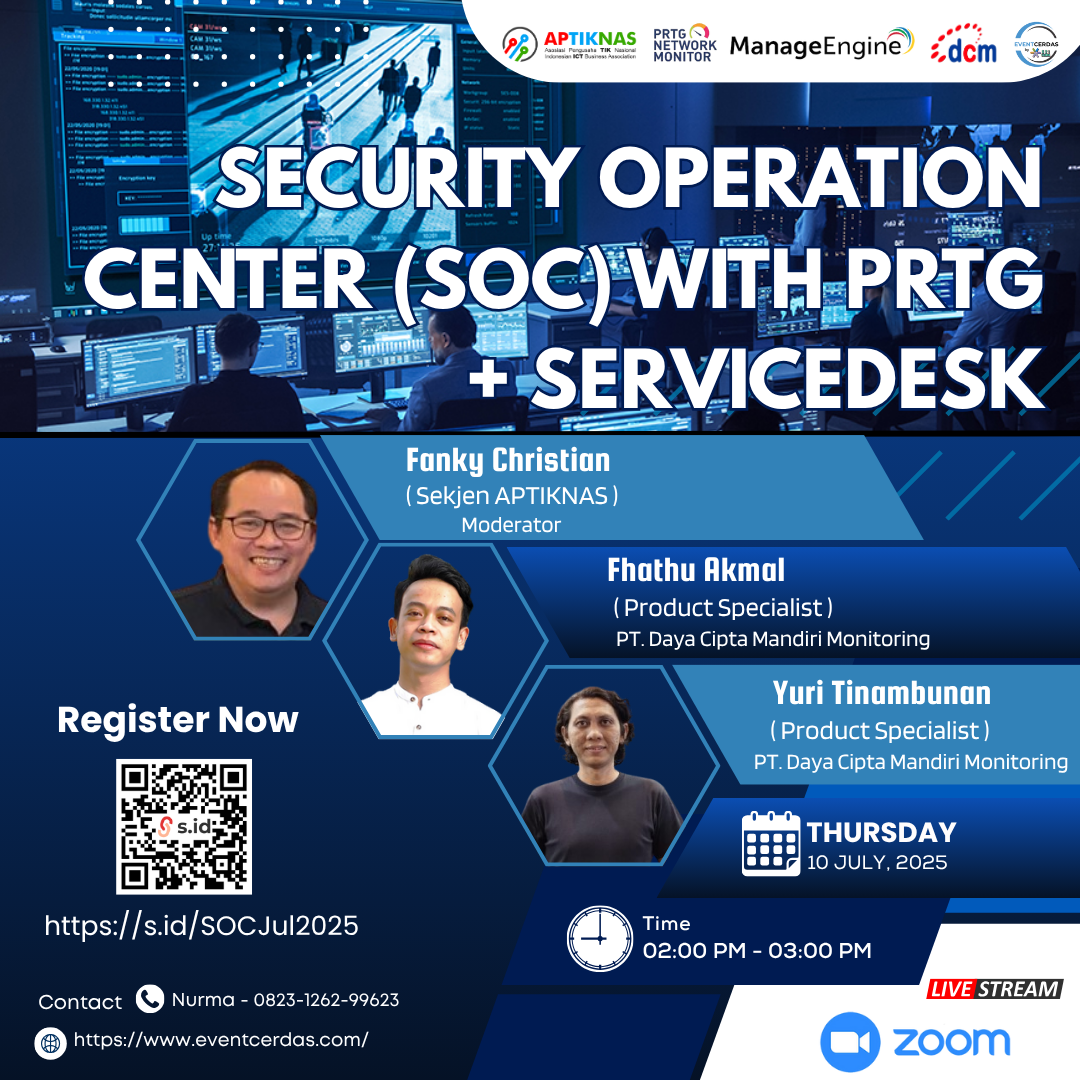 Security Operation Center (SOC) with PRTG + SERVICEDESK